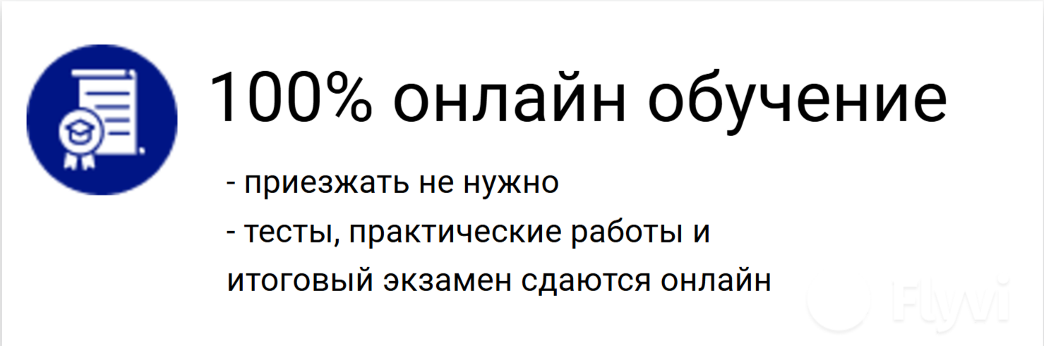 100% онлайн