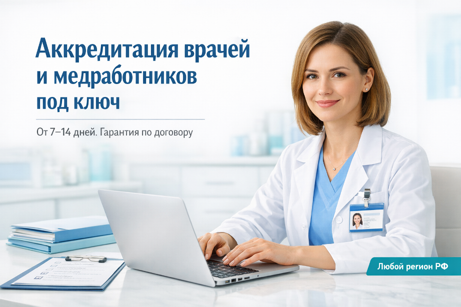 Помощь в прохождении аккредитации врачей