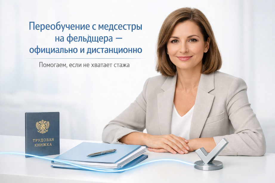 Переобучение с медсестры на фельдшера