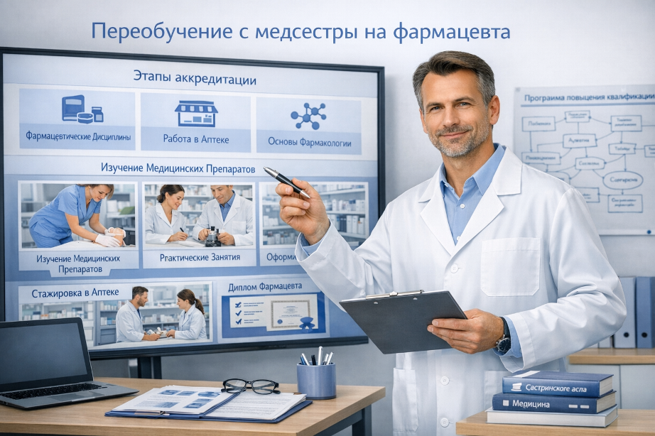 Переобучение с медсестры на фармацевта