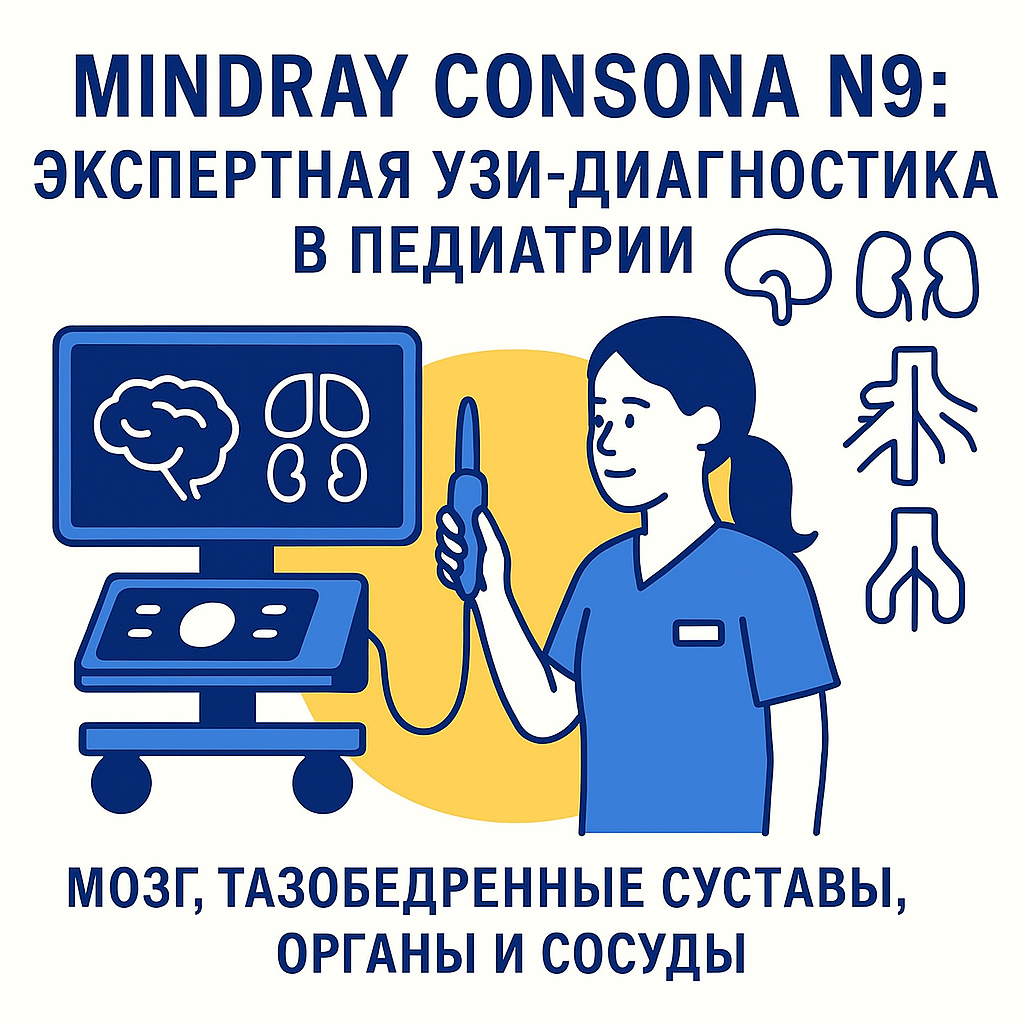 Mindray Consona N9 в педиатрии — визуализация развития, ранняя диагностика, автоматизация и точность