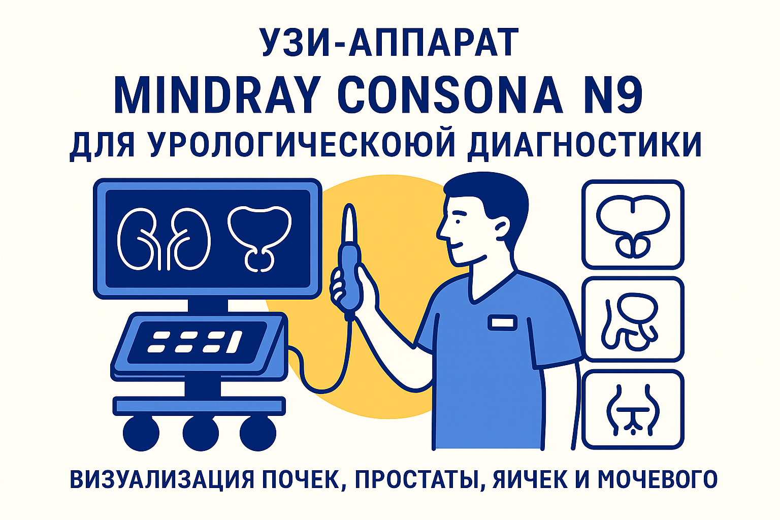 Mindray Consona N9 для урологии — экспертная визуализация, Smart-измерения и интеллектуальная автоматизация