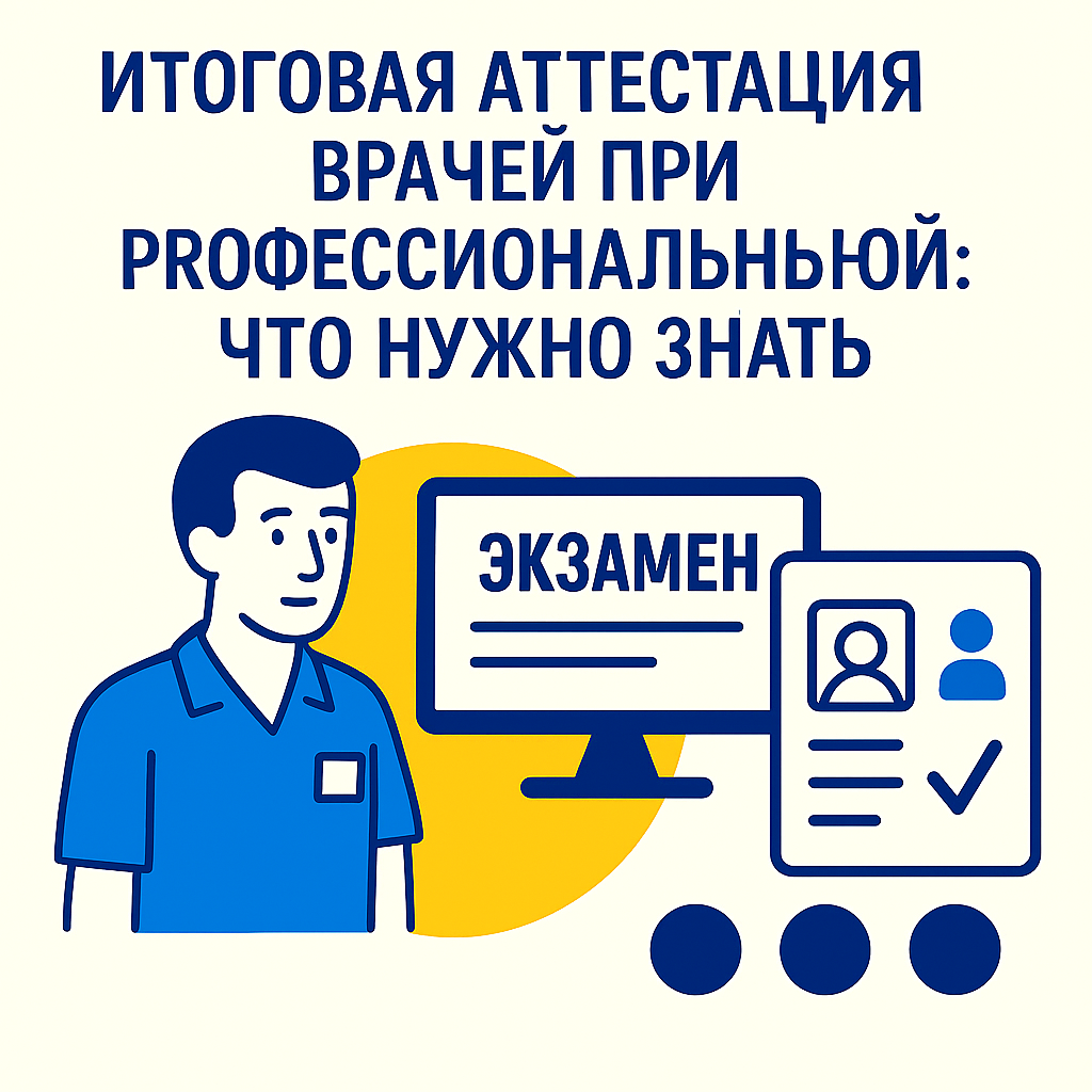 Официально проводим переобучение врачей дистанционно с гарантией по договору.