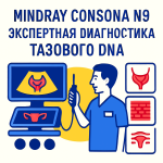 Mindray Consona N9: Диагностика тазового дна и пролапса — 3D/4D визуализация, Smart Pelvic, Strain Elastography