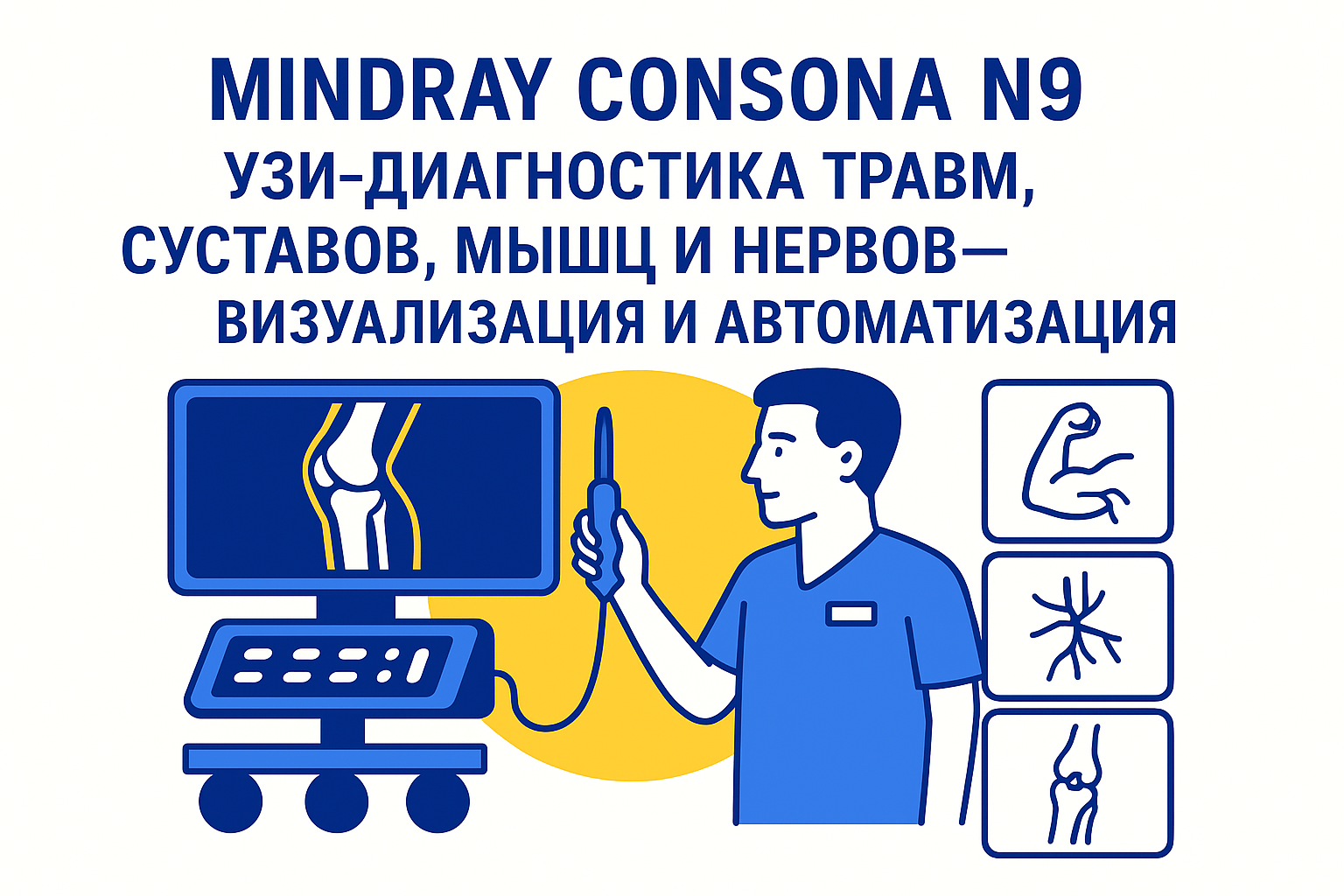 Mindray Consona N9 в травматологии и ортопедии — экспертная визуализация, точные измерения, интеллектуальные функции